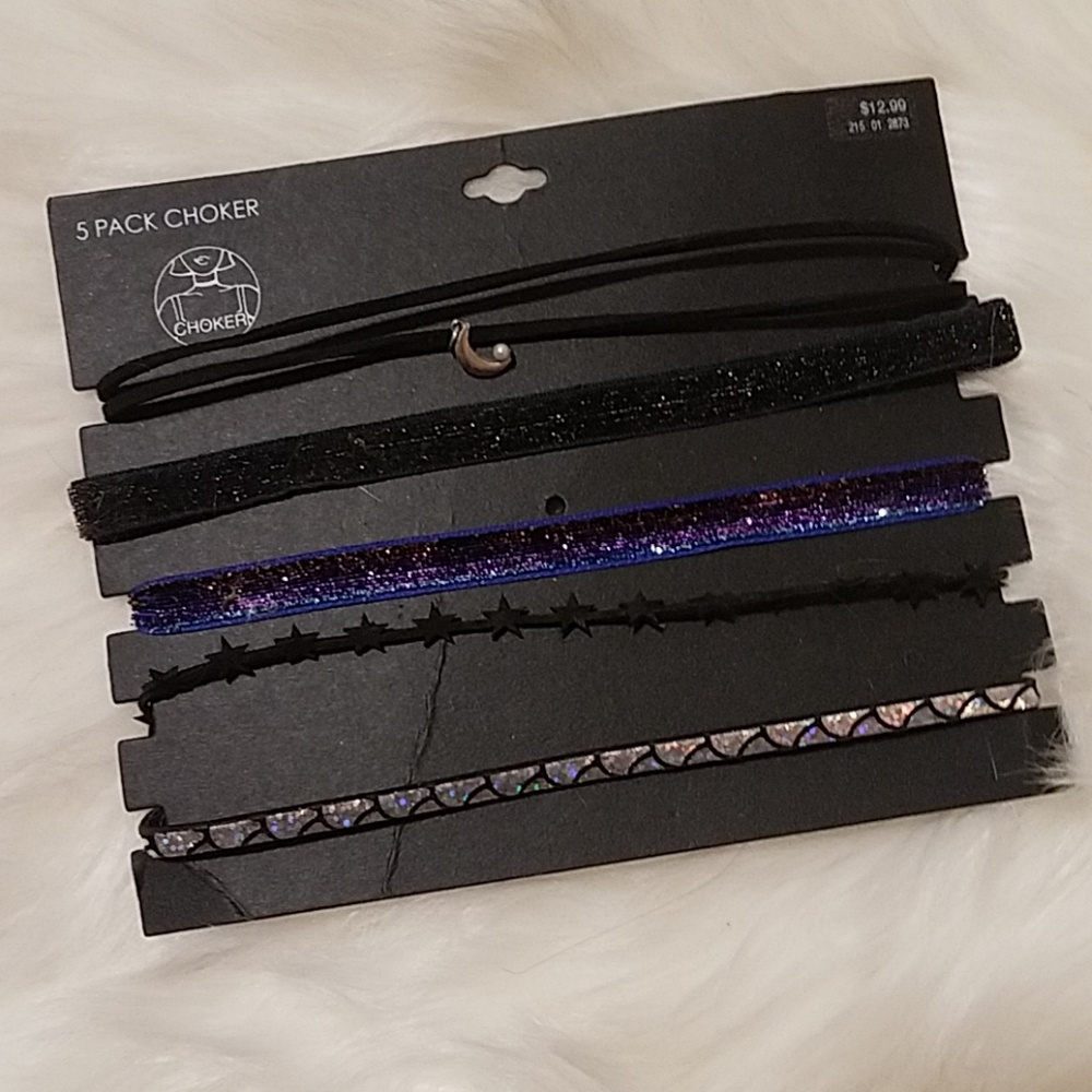 5 Pack Choker Set Brand New Never Worn